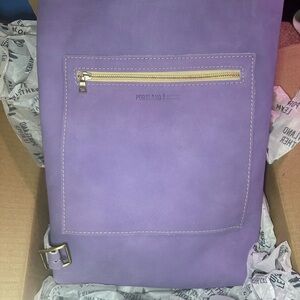 Portland Leather Good Chalk Laptop Tote backpack Bag